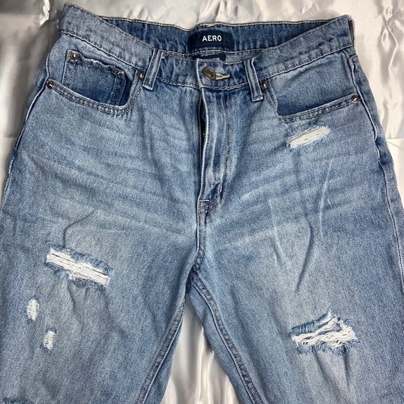 Light Washed Ripped Jeans - Picture 2 of 9